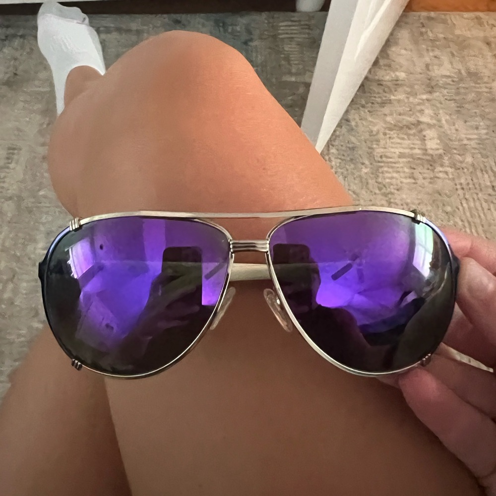 Dior purple aviator sunglasses